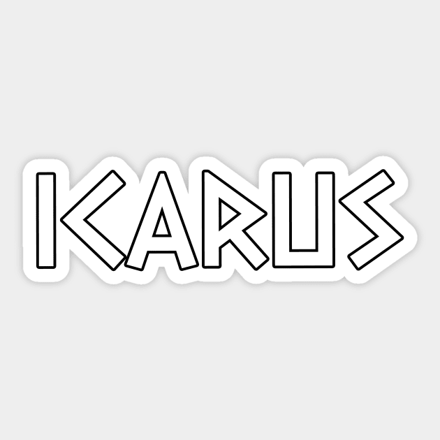 Icarus Sticker by greekcorner